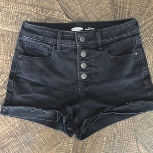 Old Navy Black High Waist Shorts